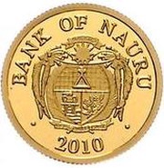 10 Dollars 5th Death Anniversary Pope John Paul II obverse image
