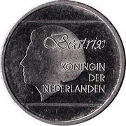 1 Florin - Beatrix reverse image