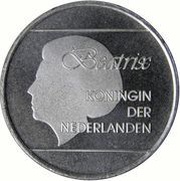 2½ Florin - Beatrix reverse image