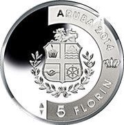 5 Florins Carnival obverse image