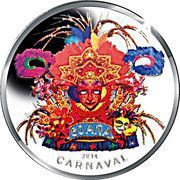5 Florins Carnival reverse image
