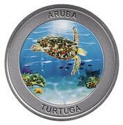 5 Florins Turtuga reverse image