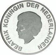 10 Florins - Beatrix Green Sea Turtles obverse image