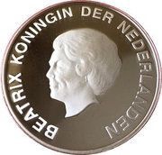 10 Florins - Beatrix Rattlesnake obverse image
