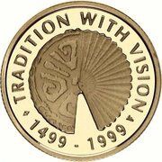 100 Florin Discovery of Aruba reverse image