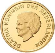 100 Florin - Beatrix Status Aparte obverse image