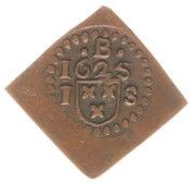 1 Stiver Siege of 1625 obverse image