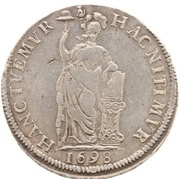 3 Gulden, Netherlands, 1698 reverse image