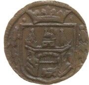 ½ Duit, Netherlands, 1619-1621 reverse image