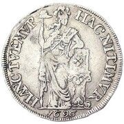 ½ Guilder, Netherlands, 1694-1696 reverse image