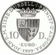 10 Diners - Joan Martí i Alanis Council of Europe obverse image
