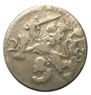 2 Stuivers, Netherlands, 1678-1734 reverse image