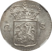 2 Stuivers, Netherlands, 1785-1792 reverse image