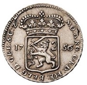 ¼ Gulden "Muntmeesterspenning" obverse image