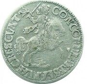 6 Stuivers "Rijderschelling", Netherlands, 1691 reverse image