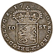 10 Stuivers obverse image