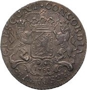 ½ Ducaton "Silver rider", Netherlands, 1761-1790 reverse image