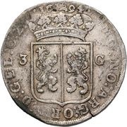 3 Gulden, Provincial Arms obverse image