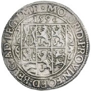 1 Daalder "Leicesterrijksdaalder", Netherlands, 1590 reverse image