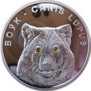 20 Roubles Wolf, Belarus, 2007 reverse image