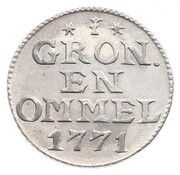 Duit Silver strike obverse image
