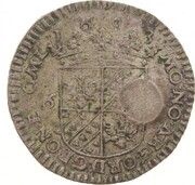 6 Stuivers "Rijderschelling" - countermarked obverse image