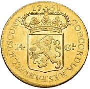 14 Gulden / 1 Golden rider reverse image
