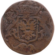 1 Duit, Netherlands, 1690 reverse image