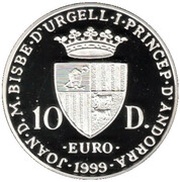 10 Diners - Joan Martí i Alanis Council of Europe obverse image