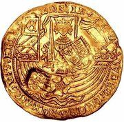 Rose Nobel Countermarked on Gorinchem noble obverse image