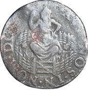 Duit, Netherlands, 1590-1598 reverse image
