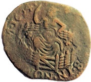 Duit, Netherlands, 1604-1605 reverse image