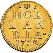 1 Duit Gold obverse image
