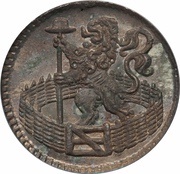 Duit Silver, Netherlands, 1702-1768 reverse image