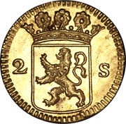 2 Stuivers Gold reverse image