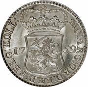 ¼ Gulden / 5 Stuivers obverse image