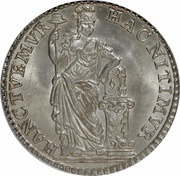 ¼ Gulden / 5 Stuivers, Netherlands, 1759 reverse image