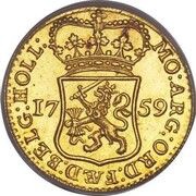 ¼ Gulden Gold obverse image