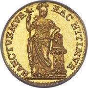 ¼ Gulden Gold reverse image