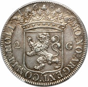 2 Gulden obverse image