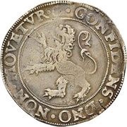 Daalder "Leeuwendaalder" knight facing left reverse image