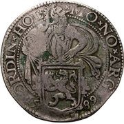Daalder "Leeuwendaalder" with countermark obverse image