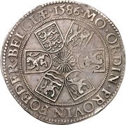 Real "Leicester Real" - Robert Dudley, Netherlands, 1586 reverse image