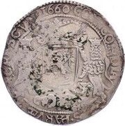 Ducaton "Silver Rider" early type, Netherlands, 1659-1668 reverse image
