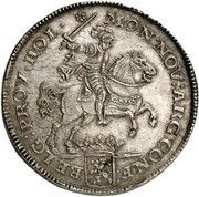 Ducaton "Silver Rider" Piedfort, Amsterdam obverse image