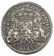Ducaton "Silver Rider", Netherlands, 1672-1721 reverse image