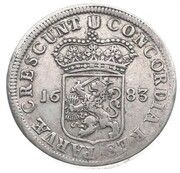 Silver Ducat Late type, Netherlands, 1672-1802 reverse image
