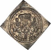 Ducaton "Silver Rider" Klippe piedfort of double weight, Amsterdam, Netherlands, 1673 reverse image