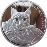 20 Roubles Lynxes, Belarus, 2008 reverse image