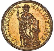 3 Gulden Gold, Netherlands, 1681 reverse image